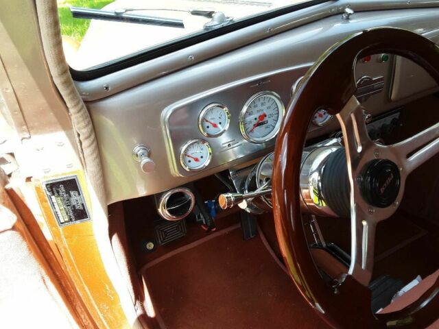 1936 Orange Chevrolet Master deluxe sport coupe Coupe
