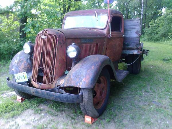 1936 Red Dodge 1 Ton Standard Cab Pickup