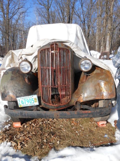 1936 Red Dodge 1 Ton Standard Cab Pickup