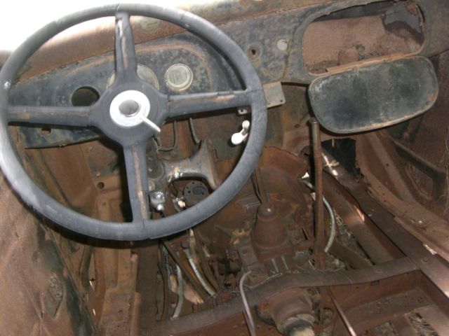 1936 Black Ford Model A Cab & Chassis