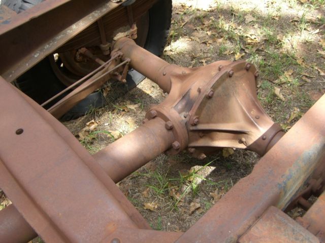 1936 Black Ford Model A Cab & Chassis
