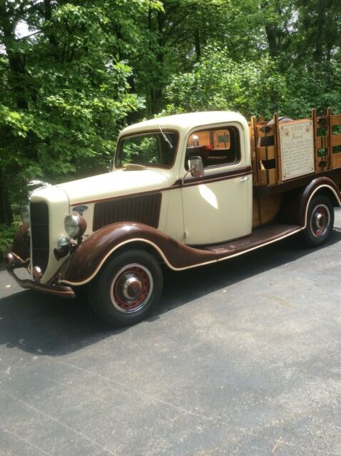 1936 Cream and brown Ford Other Pickups Stake Rack