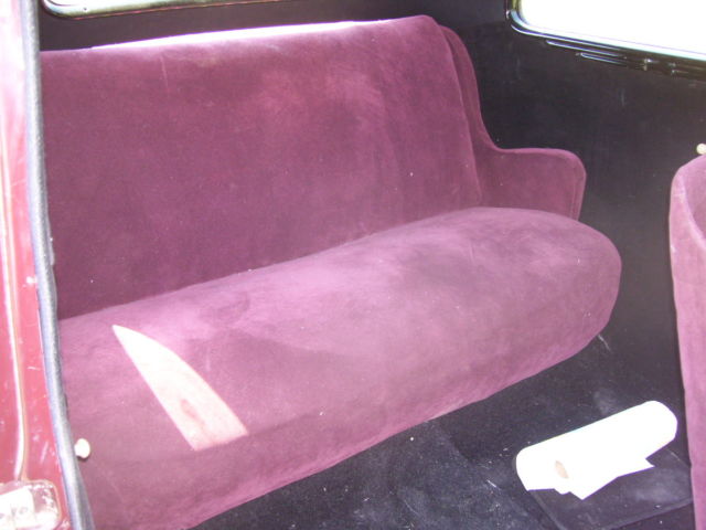 1936 red black Ford sedan two door sedan