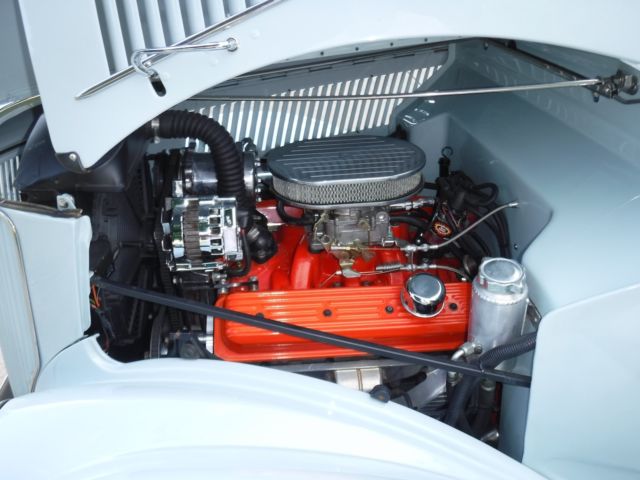 1936 Aquarious Blue Ford 5 window Coupe Coupe