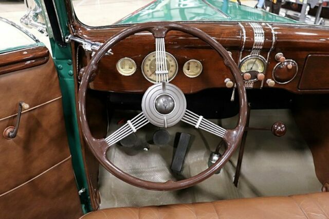 1936 Green Ford Cabriolet Convertible