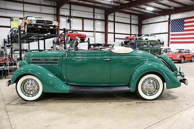 1936 Green Ford Cabriolet Convertible