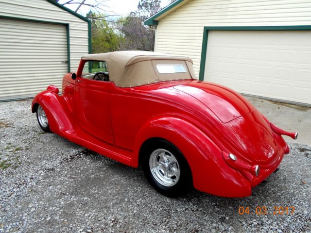 1936 HOUSE OF KOLOR KOSMIC RED Ford CONVERTIBLE Convertible