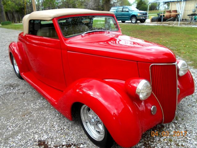 1936 HOUSE OF KOLOR KOSMIC RED Ford CONVERTIBLE Convertible