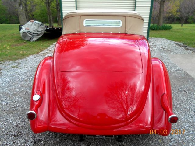 1936 HOUSE OF KOLOR KOSMIC RED Ford CONVERTIBLE Convertible