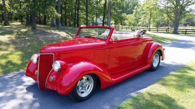 1936 HOUSE OF KOLOR KOSMIC RED Ford CONVERTIBLE Convertible
