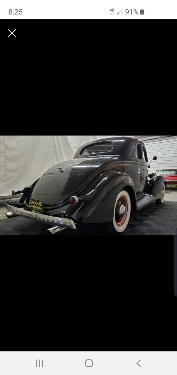 1936 Black Ford Coupe