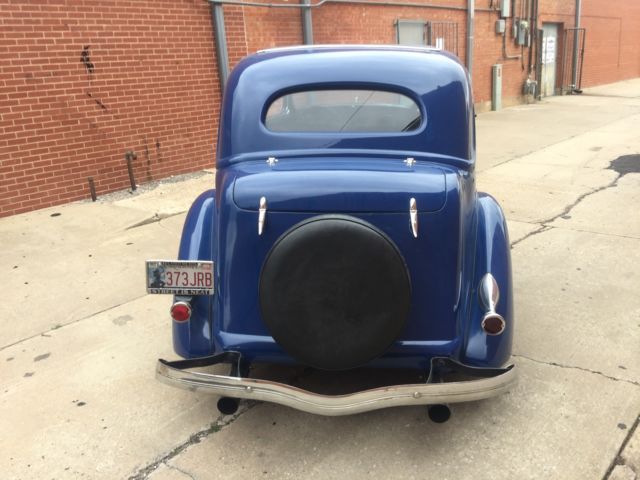 1936 Blue Ford FORD CUSTOM 2 DOOR
