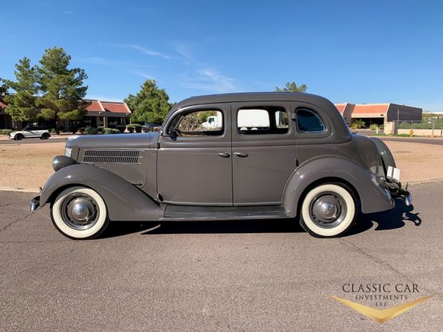 1936 Gray Ford Deluxe Sedan
