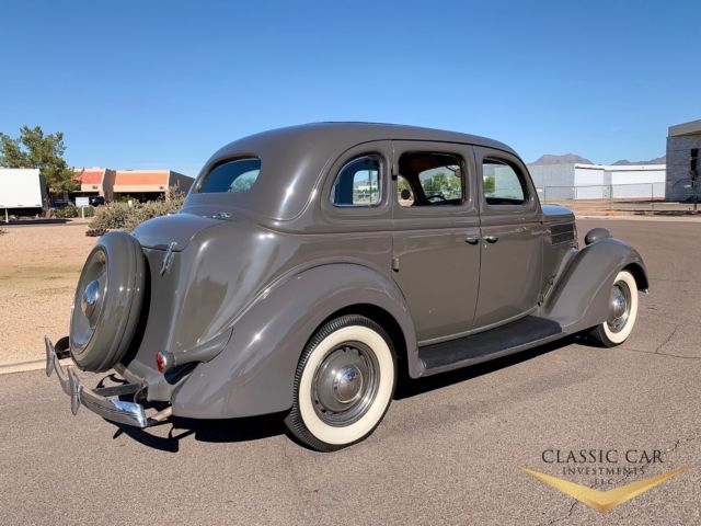 1936 Gray Ford Deluxe Sedan