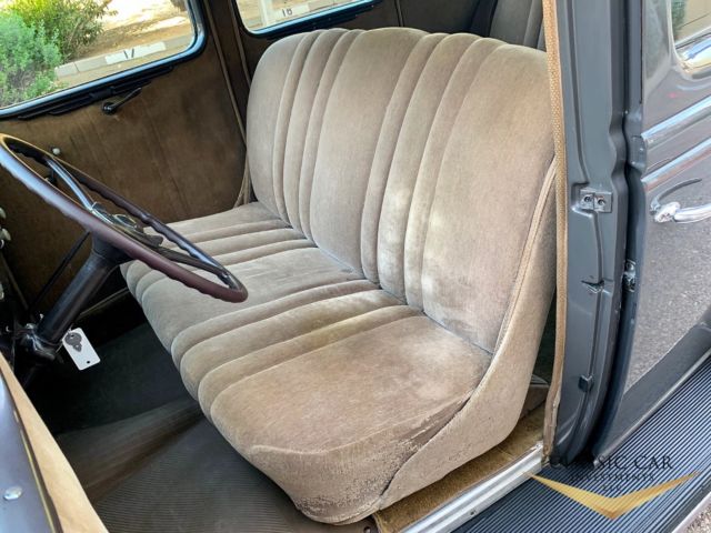 1936 Gray Ford Deluxe Sedan