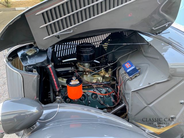 1936 Gray Ford Deluxe Sedan