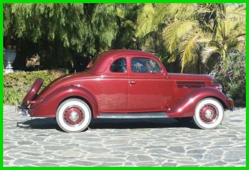 1936 Burgundy Ford Other Coupe