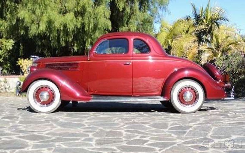 1936 Burgundy Ford Other Coupe