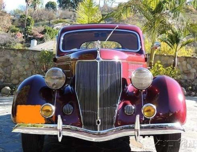 1936 Burgundy Ford Other Coupe