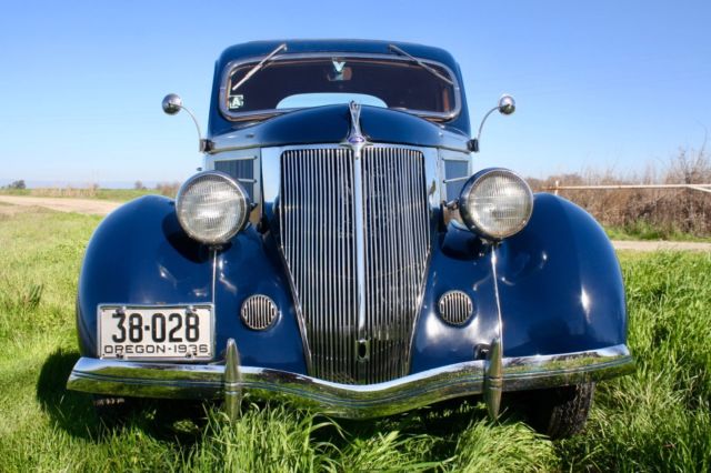 1936 Washington Blue Ford DeLuxe Coupe Coupe