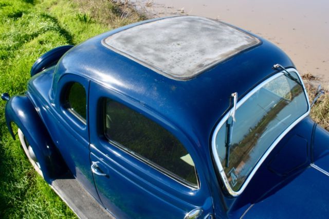 1936 Washington Blue Ford DeLuxe Coupe Coupe