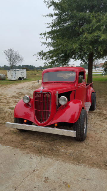 1936 Red Ford F-100 Pickup