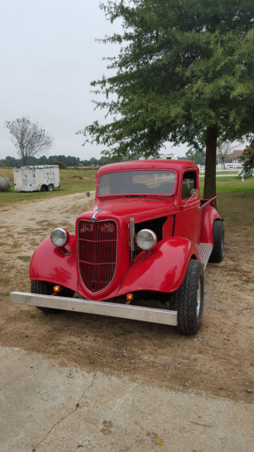 1936 Red Ford F-100 Pickup