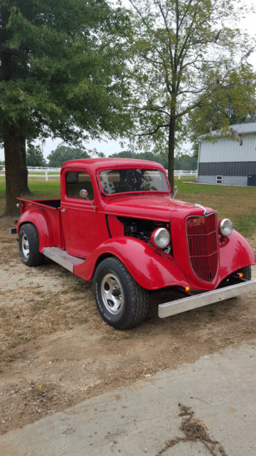 1936 Red Ford F-100 Pickup