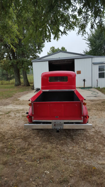 1936 Red Ford F-100 Pickup