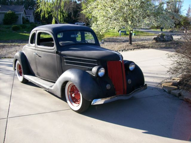 1936 sanded and primered black Ford Other business coupe