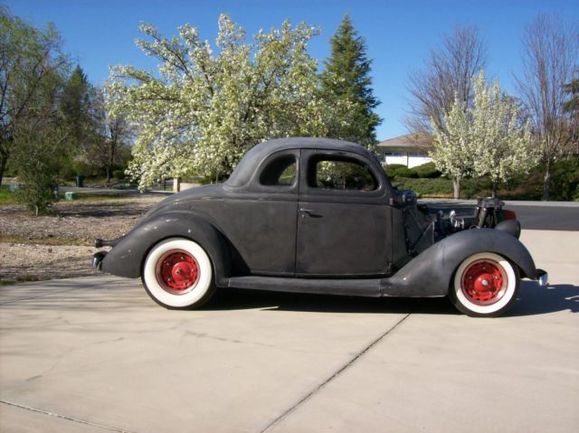 1936 sanded and primered black Ford Other business coupe