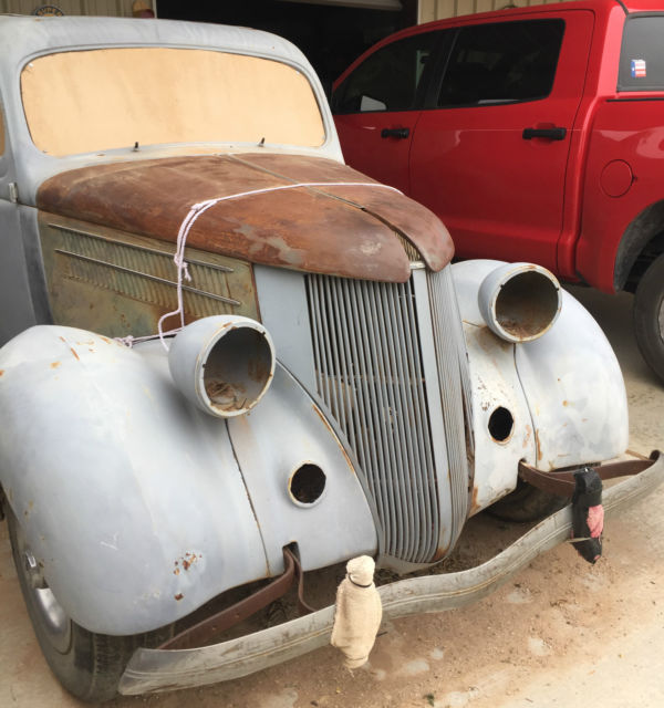 1936 Primer Ford Other Tudor Sedan Slantback