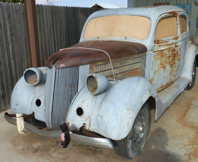 1936 Primer Ford Other Tudor Sedan Slantback