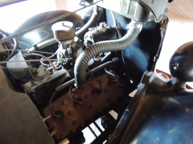 1936 Black Ford Super Deluxe Sedan