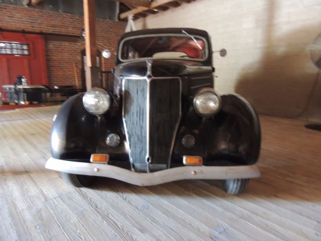 1936 Black Ford Super Deluxe Sedan