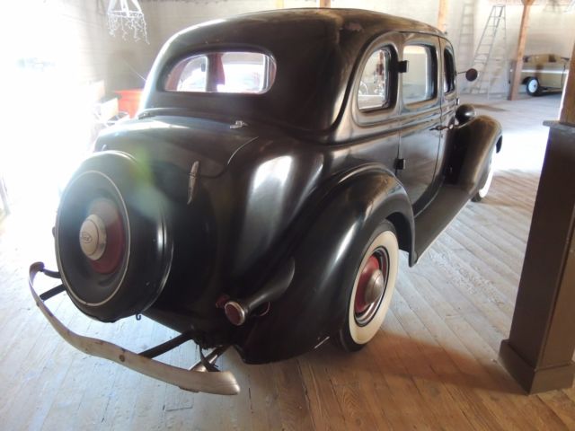 1936 Black Ford Super Deluxe Sedan
