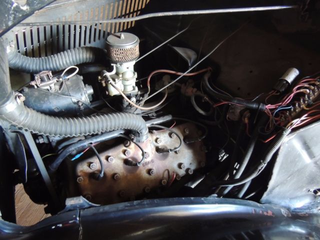 1936 Black Ford Super Deluxe Sedan