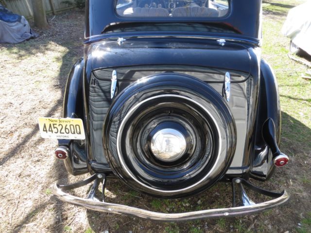 1936 Black Ford 2 Door Touring Humpback. Touring Humpback