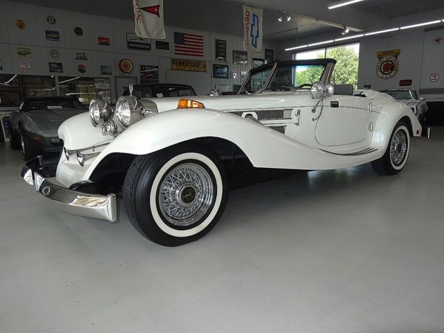 1936 White Mercedes-Benz 500-Series Convertible