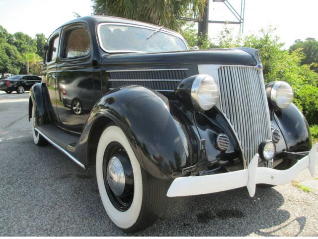 1936 Black Ford Model 68 Sedan