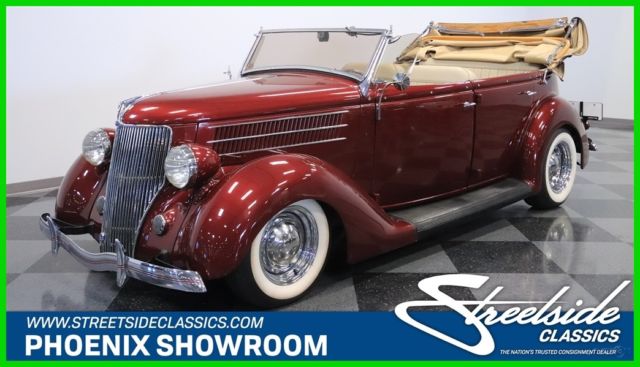 1936 Red Ford Deluxe