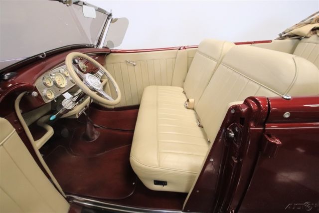 1936 Red Ford Deluxe