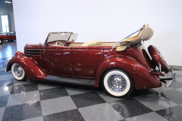 1936 Red Ford Deluxe