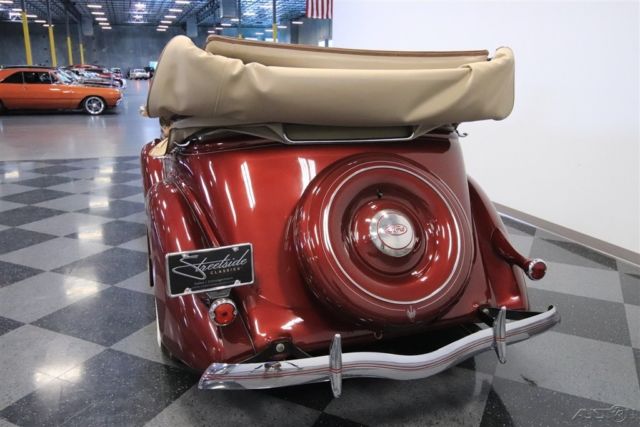 1936 Red Ford Deluxe