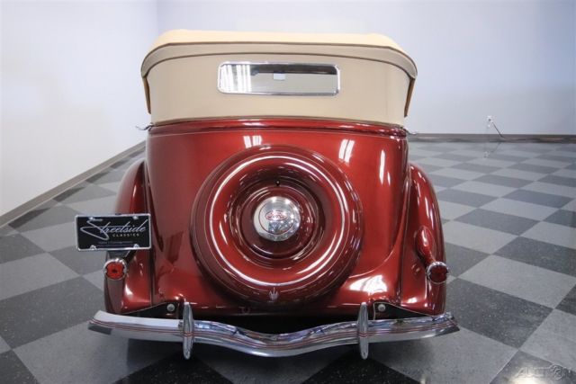 1936 Red Ford Deluxe