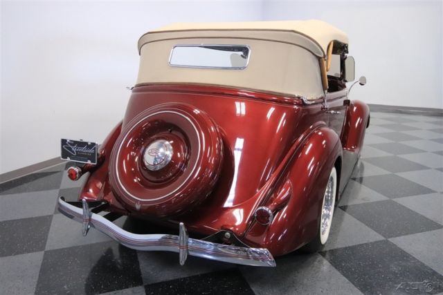 1936 Red Ford Deluxe