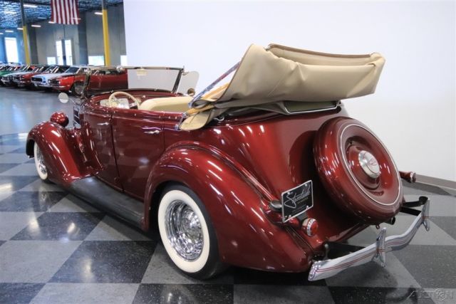 1936 Red Ford Deluxe