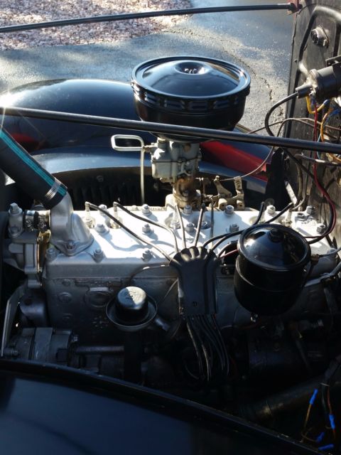 1936 Red and Black Plymouth Other Convertible