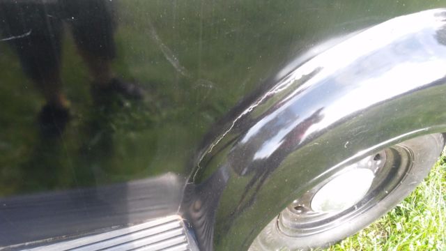 1936 Black Plymouth PD Coupe