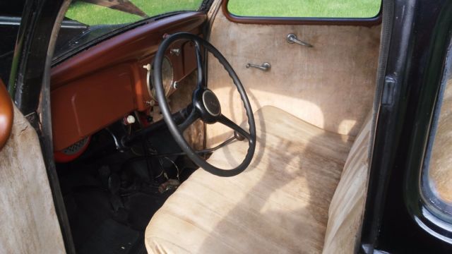 1936 Black Plymouth PD Coupe